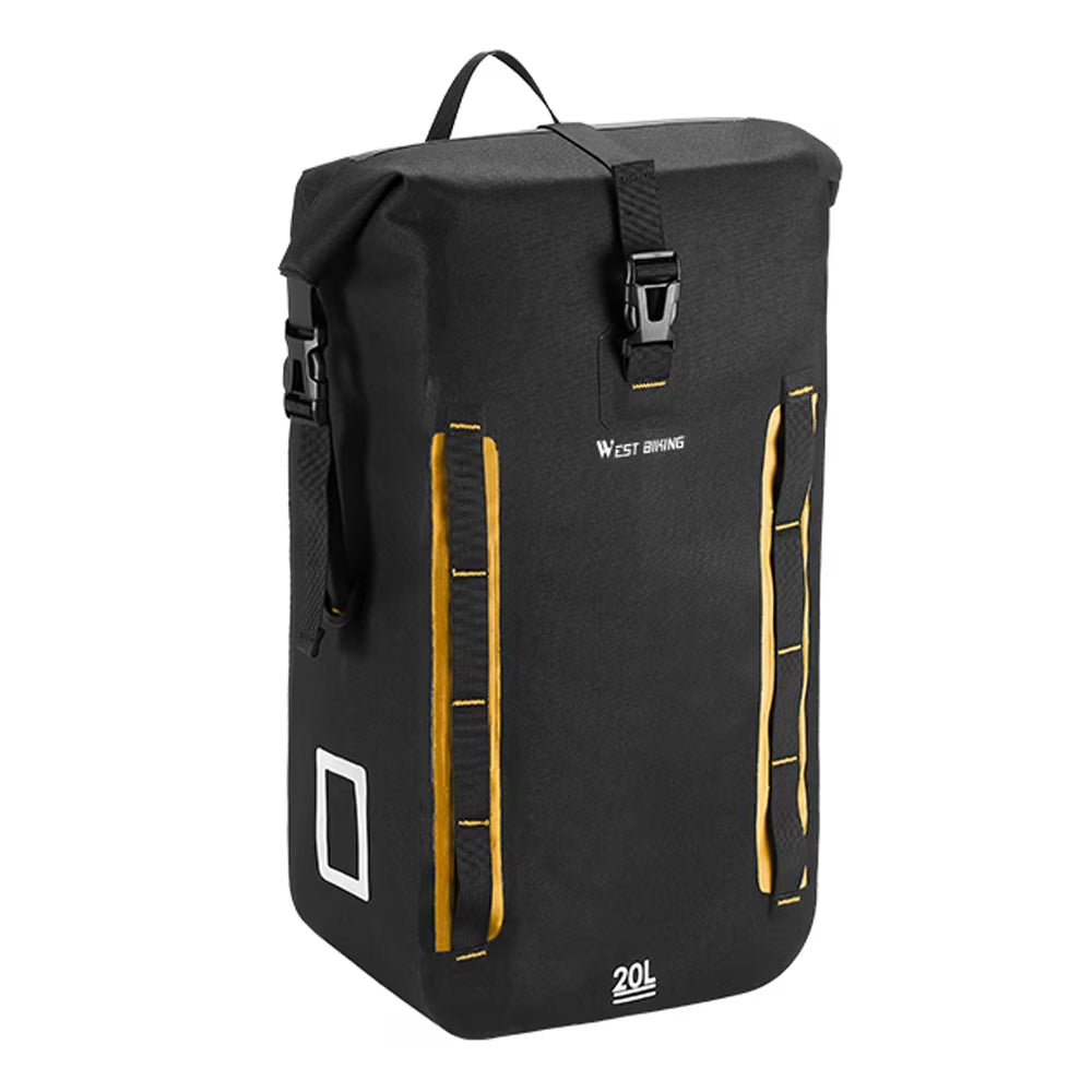Expandable Bike Rear Seats Bag Large Capacity Rack Trunk Bags I27440