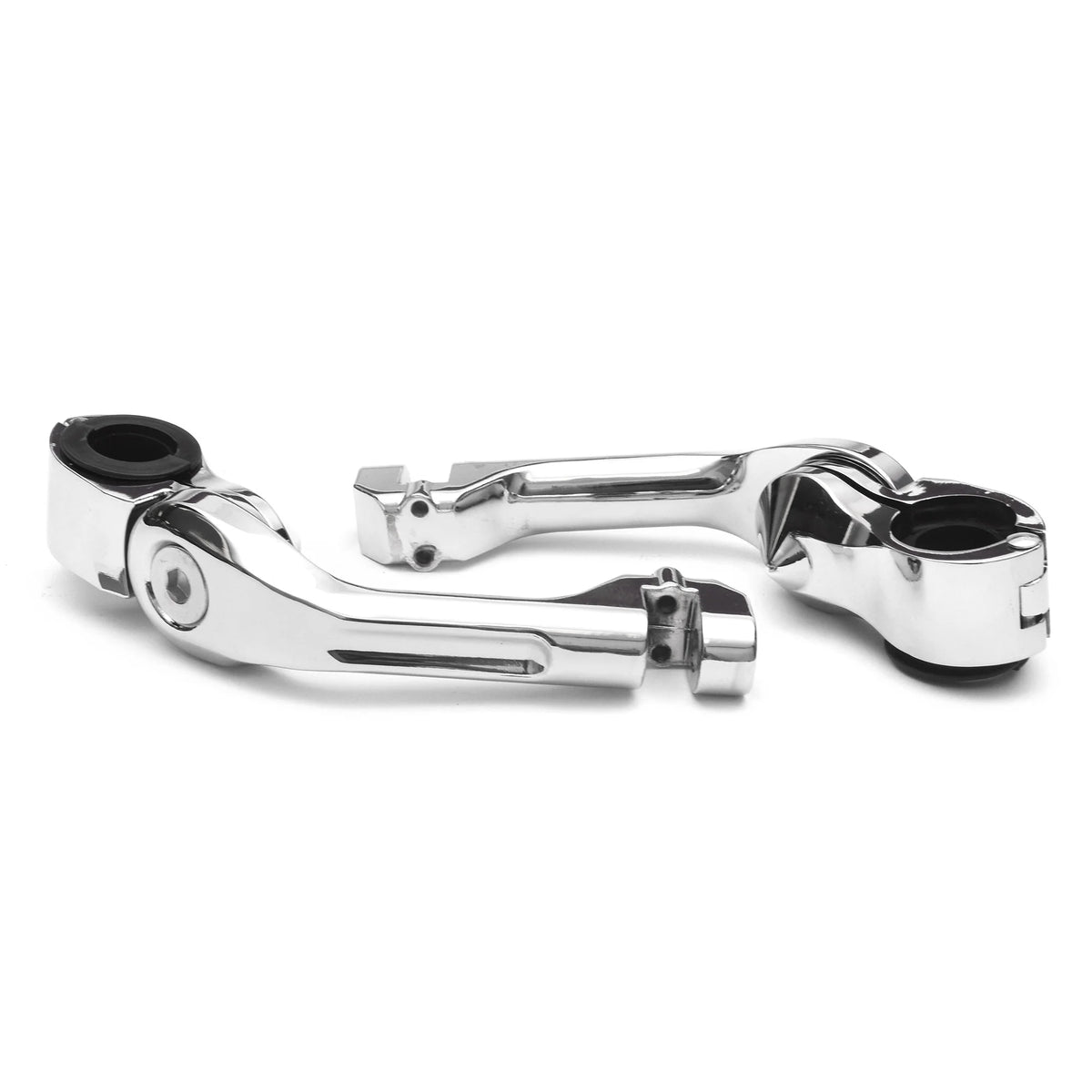 Chrome Angled Adjustable Highway Foot Peg Mounting Kit, 1 Pair Q92682