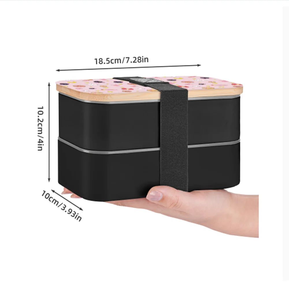 2 Tier Stackable Leakproof Bento Box Lunch Containers R4881
