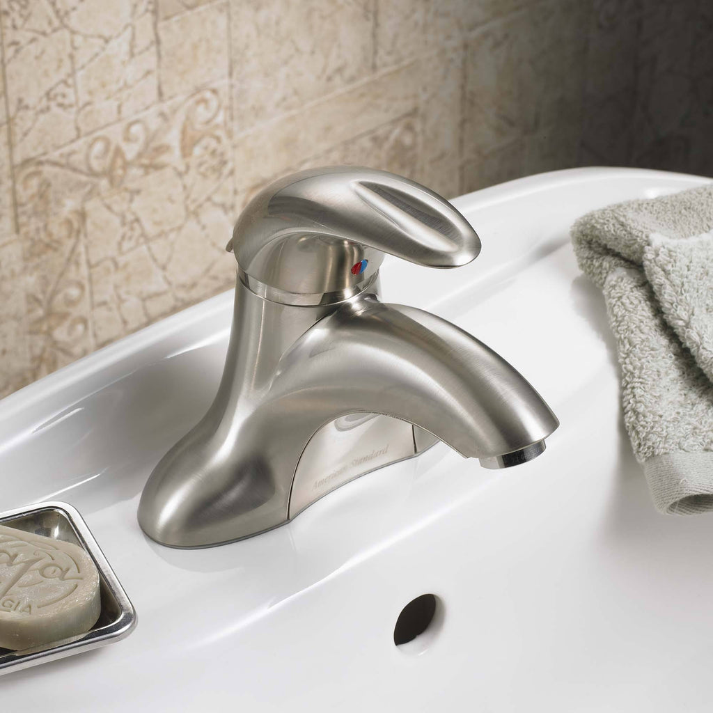 Bathroom Centerset Faucet Satin Nickel J214314