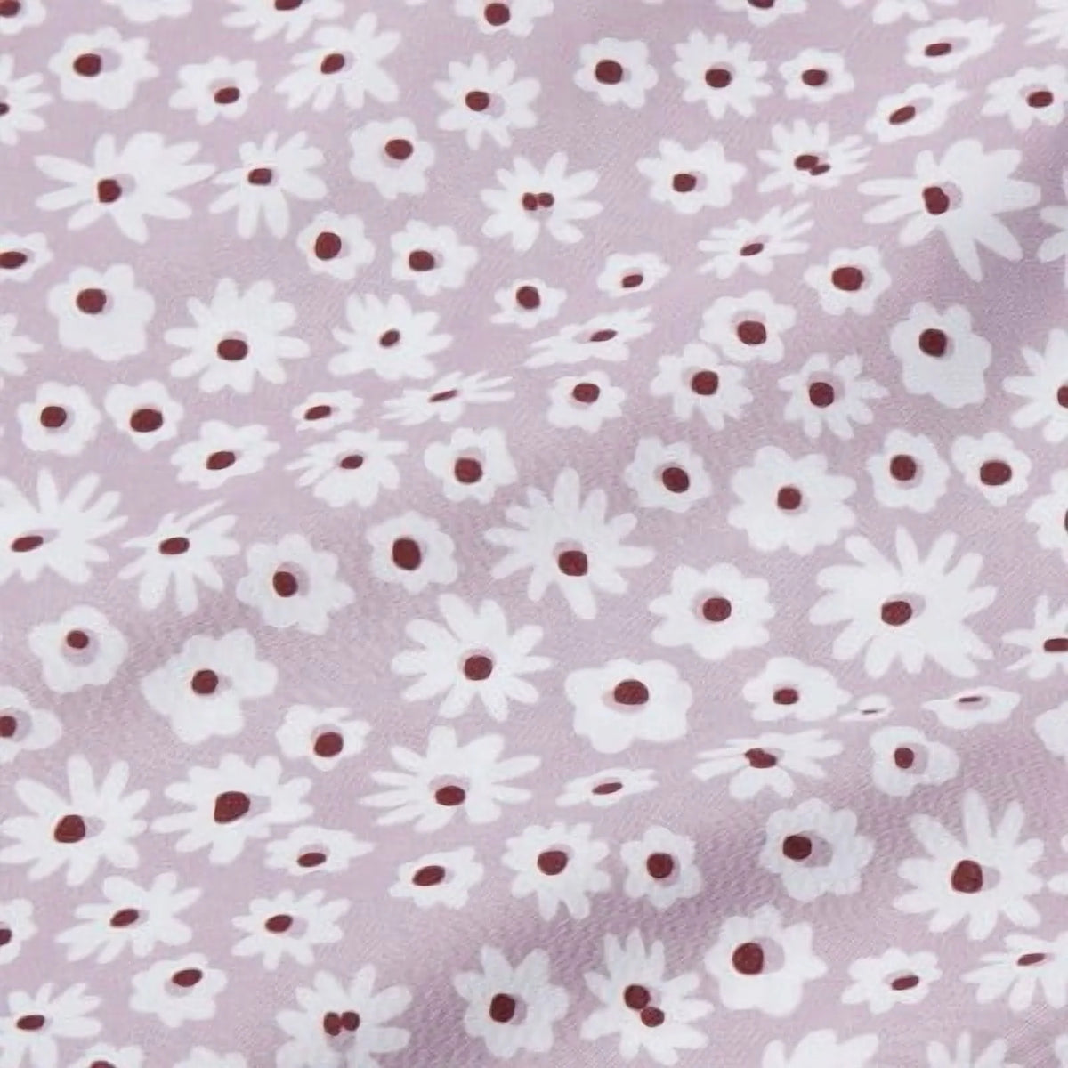 Light Purple Daisy Printed Microfiber Sheet Set J12578