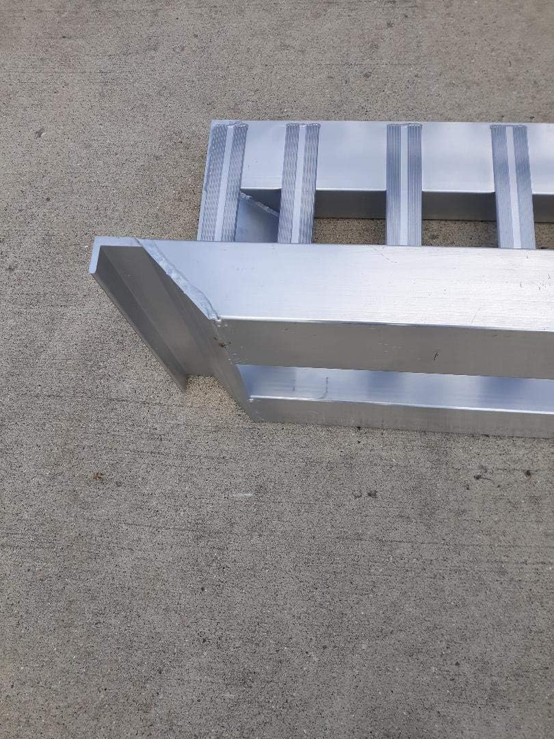 2 Aluminum Ramps 84" Long 10000lb Capacity Z421
