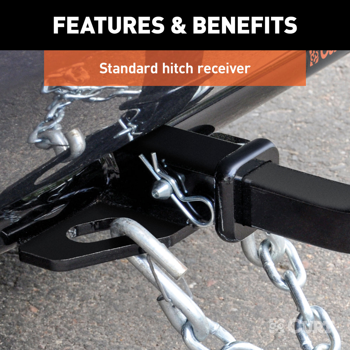 Class 1 Hitch with Ball Mount and Installation Hardware U8581