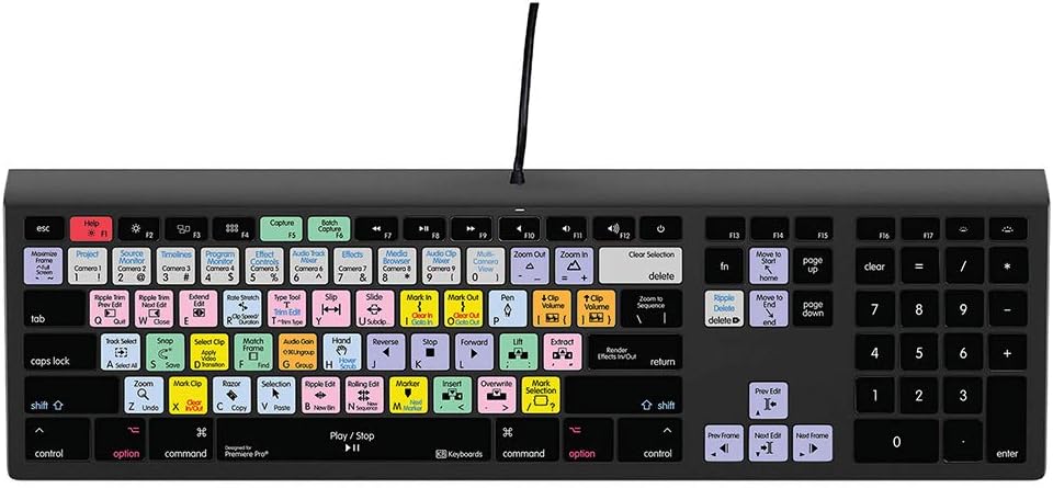 Slimline Editing Mechanical Keyboard for Windows PC W771725