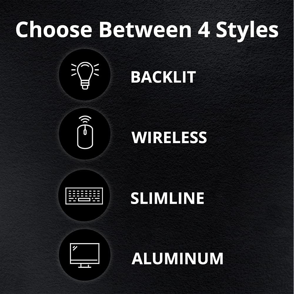 Slimline Editing Mechanical Keyboard for Windows PC W771725