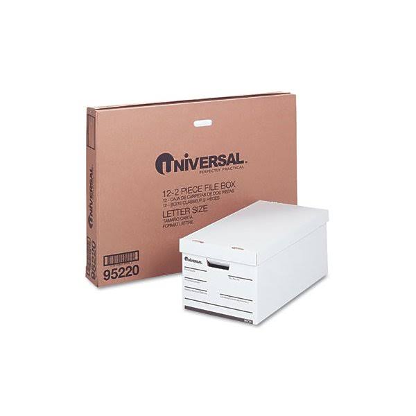 Storage box Letter white (pack of 12) Y451