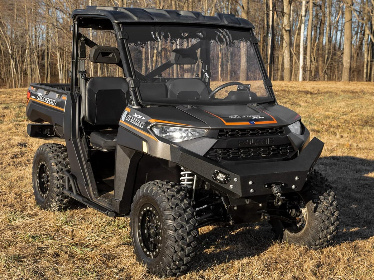 Clear Scratch Resistant Full Windshield for Polaris Ranger XP 1000 / Crew J5540