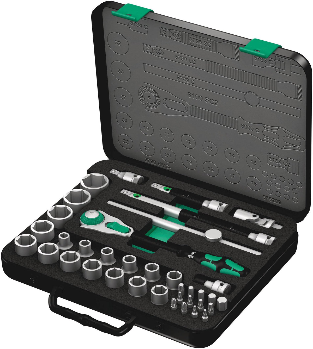 1/2x22 Drive Metric Ratchet Set F4940