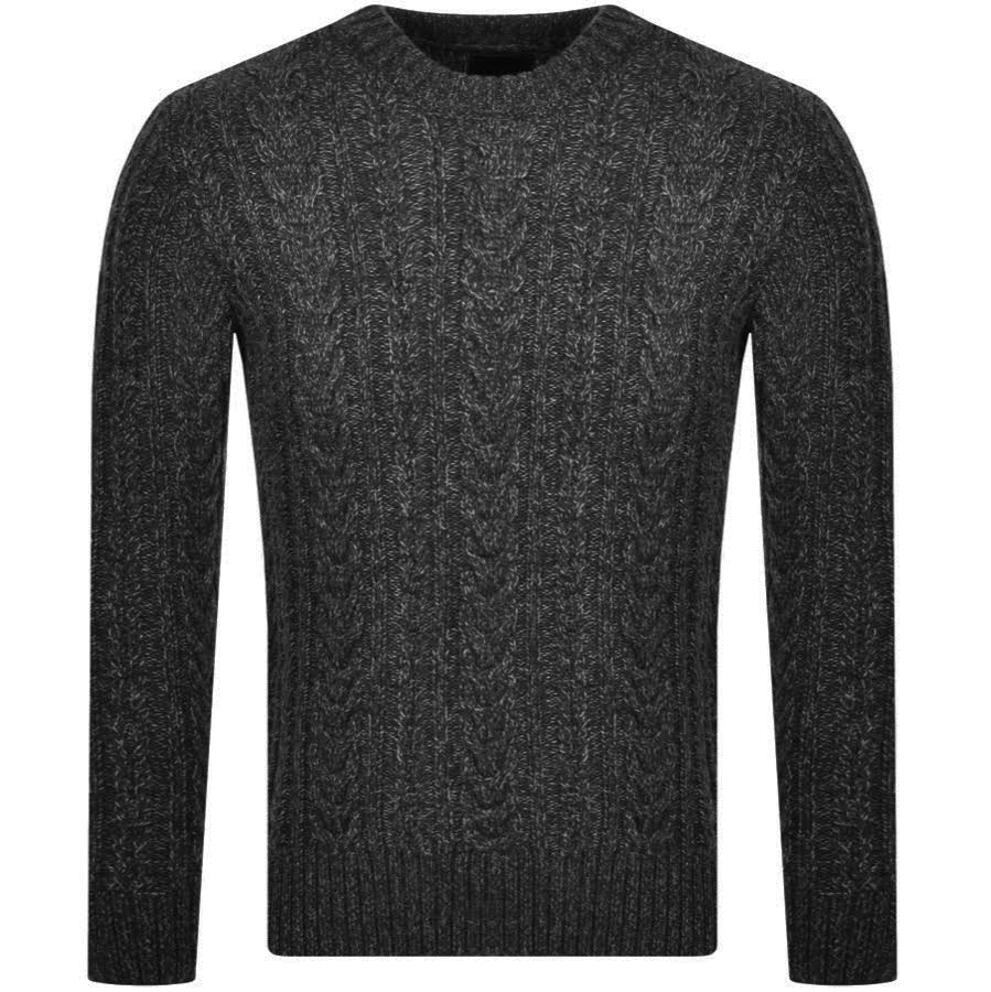 Black Cable Knit Jumper H668495