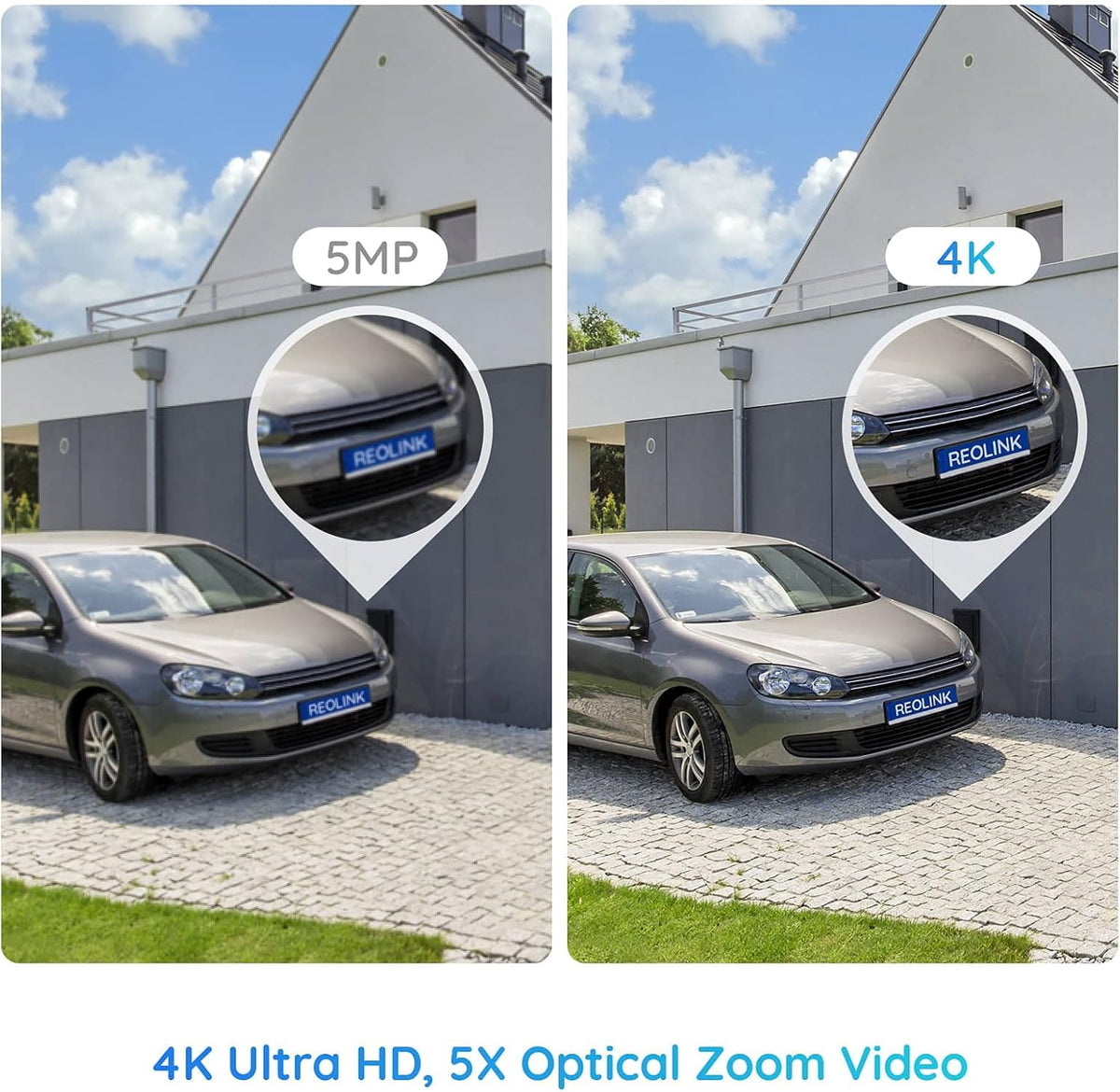 4K IP PoE Security Camera with 5X Optical Zoom and Color Night Vision A1334
