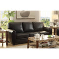 Black Bonded Leather Sofa G949586