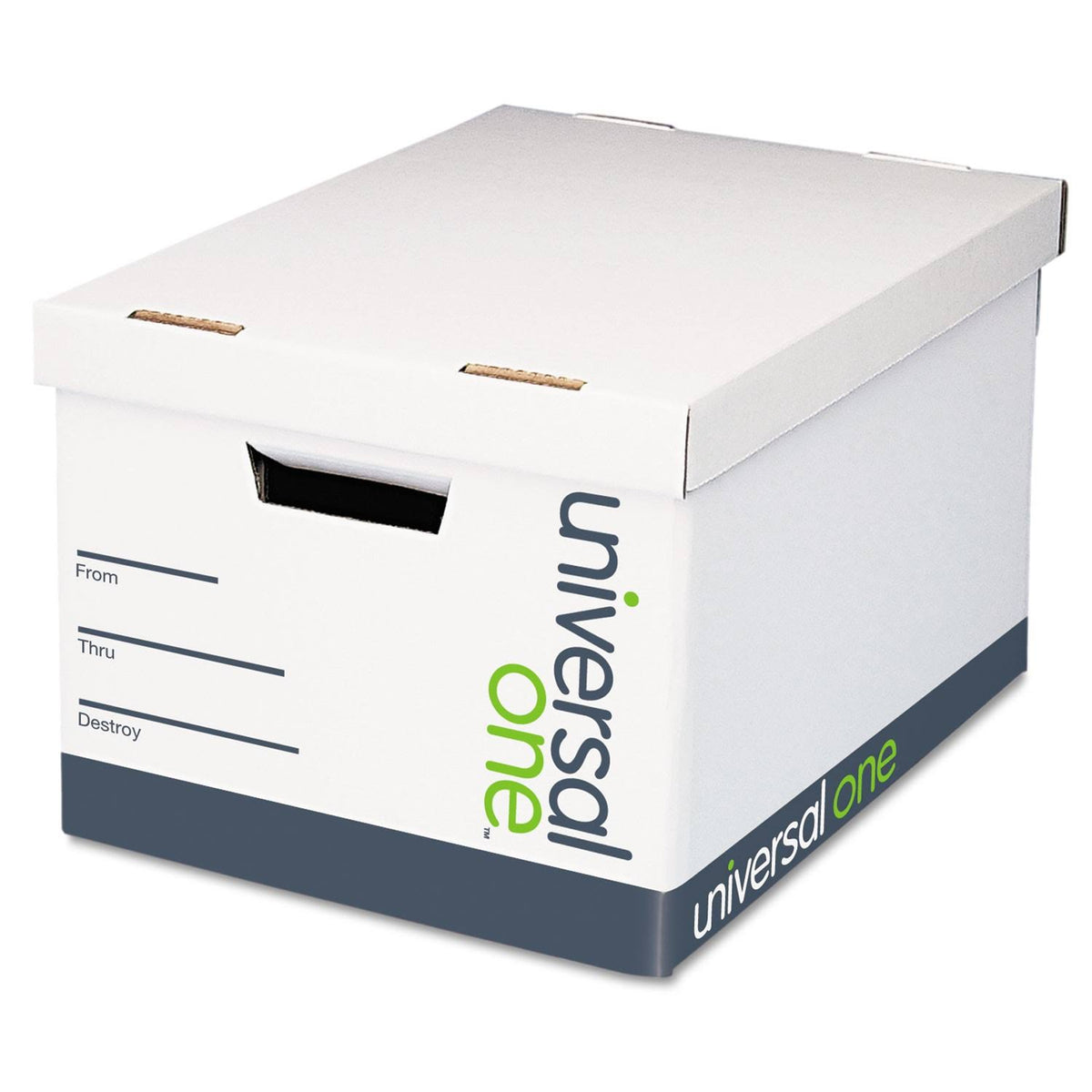 Storage box Letter white (pack of 12) Y451