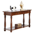 Brown Wooden Console Table J69302